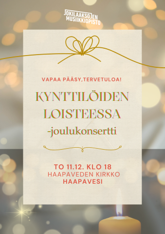 Kynttilöiden loisteessa -joulukonsertti