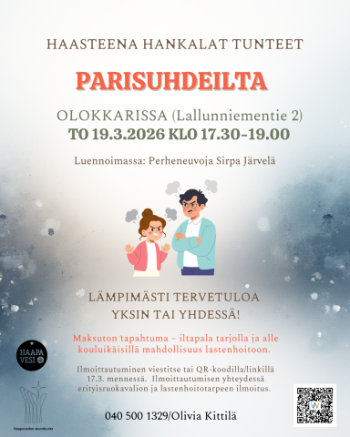 Parisuhdeillan infoa