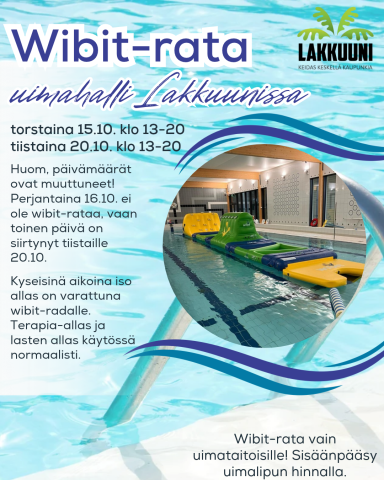 kuva radasta ja tekstiä