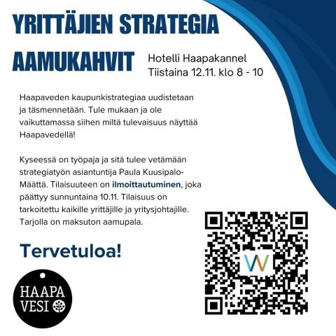 Yrittäjien strategia aamukahvit